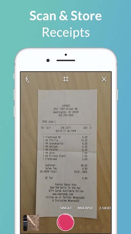 1tap receipts: Tax & Expenses screenshot-3