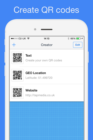 Скриншот из QR Reader for iPhone