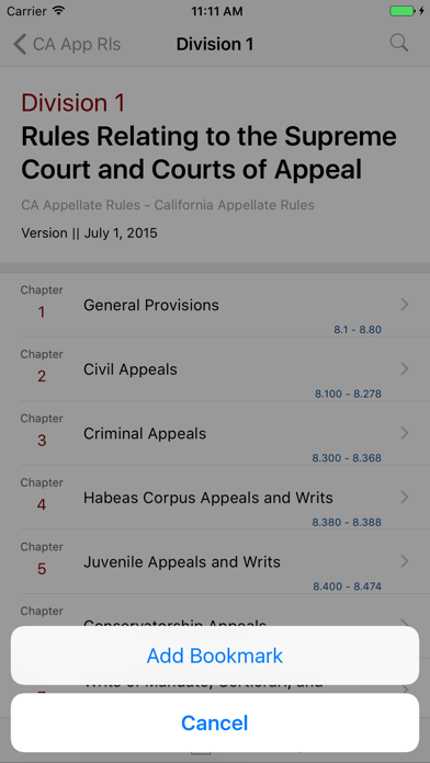 How to cancel & delete California Appellate Rules from iphone & ipad 3