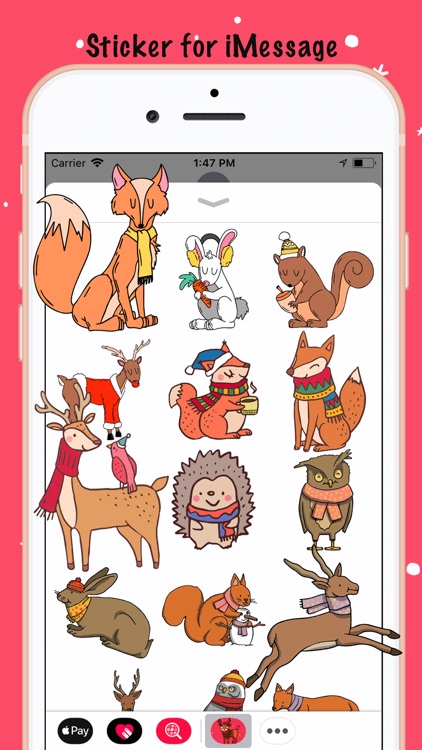 AnimalMoji Sticker for Winter