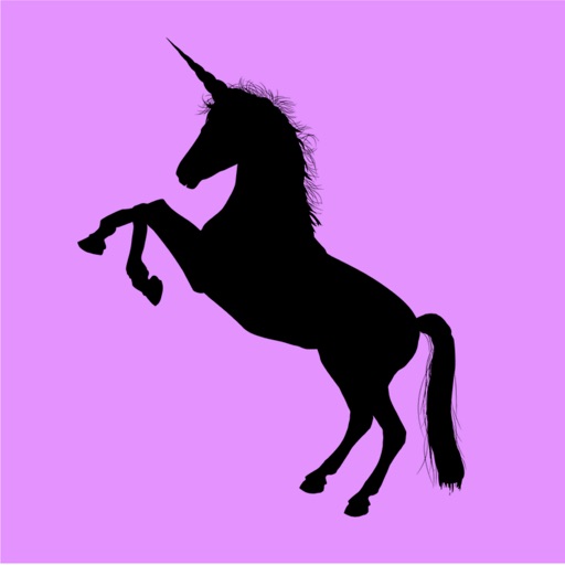 Silhouette Unicorn Stickers icon