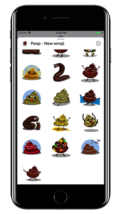 Poop emoji & Stickers for text screenshot 2