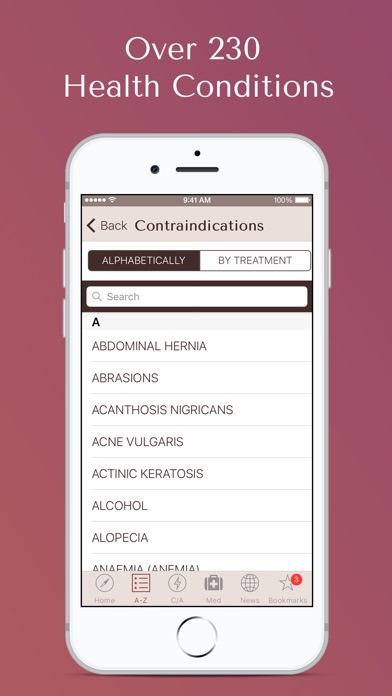 SalonCompass Contraindications screenshot 2