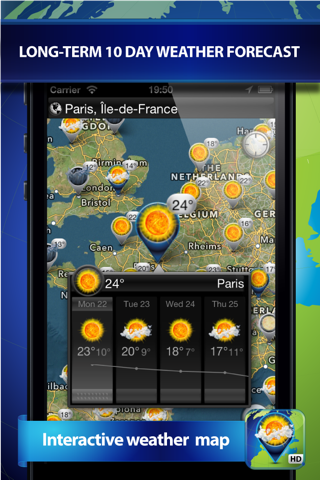 Weather Travel Map screenshot1