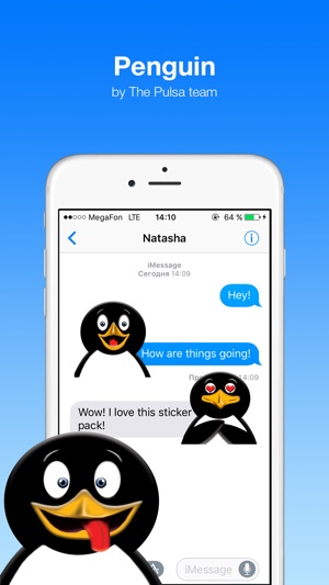 Penguin - Cute stickers(圖1)-速報App