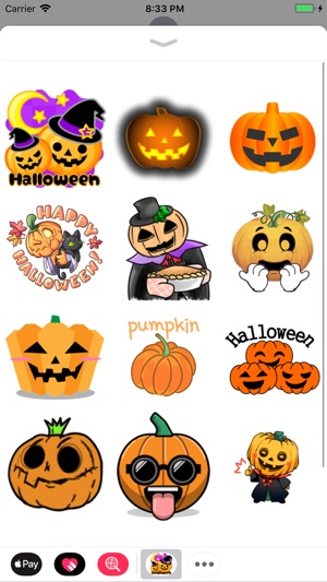 Pumpkin Stickers Collection