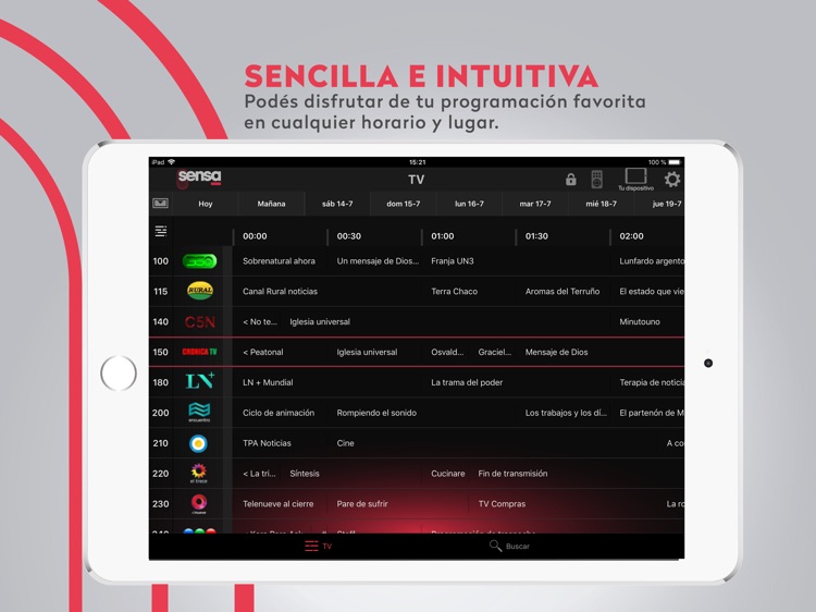 SENSA para iPad