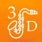 3D Saxophone Fingering Chart - How To Play Saxophone shows you the position of the fingers on the instrument