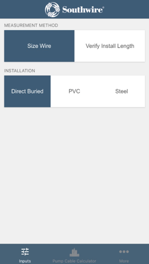 Pump Cable Calculator