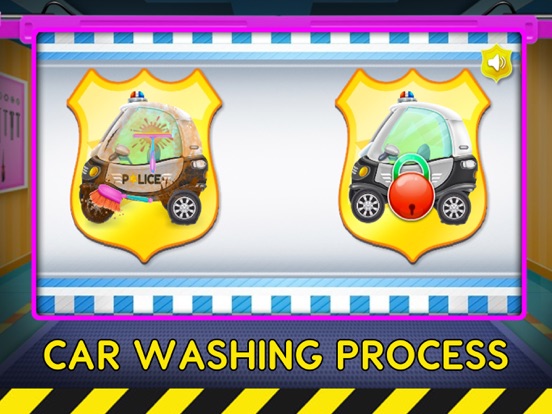 Cartoon Police Car Wash screenshot 3