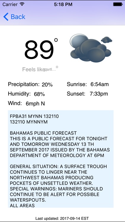 Bahamas Weather Central