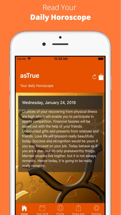 How to cancel & delete AsTrue - Daily Horoscope from iphone & ipad 1