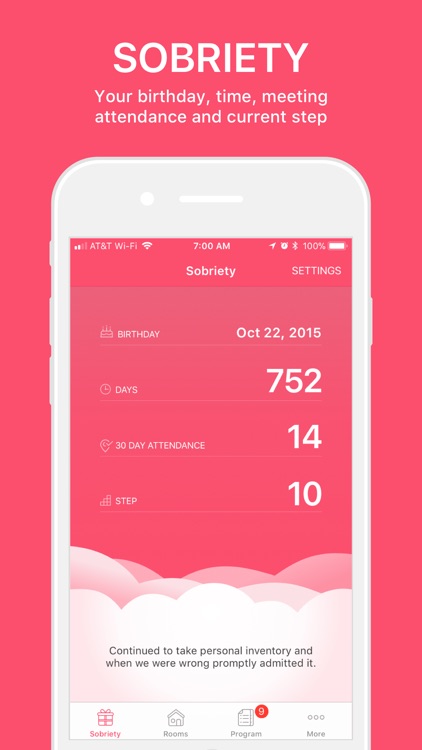 Pink Cloud: AA Meeting Finder screenshot-3