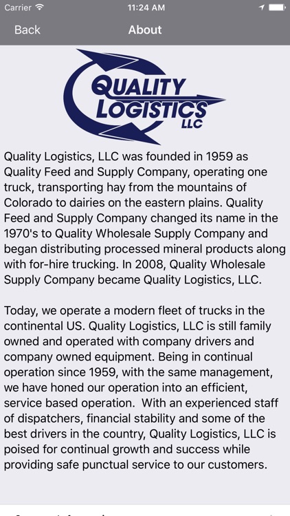 Quality Logistics, LLC