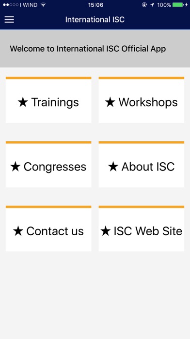 International ISC screenshot 2