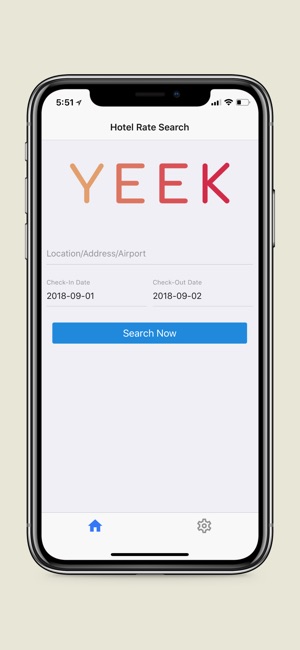 Yeek - A Travel Search App