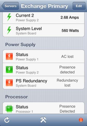 IPMI touch screenshot 3