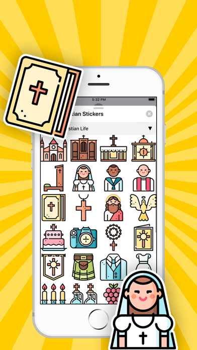 Christian Stickers App screenshot 2