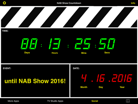 NAB Show Countdown - náhled