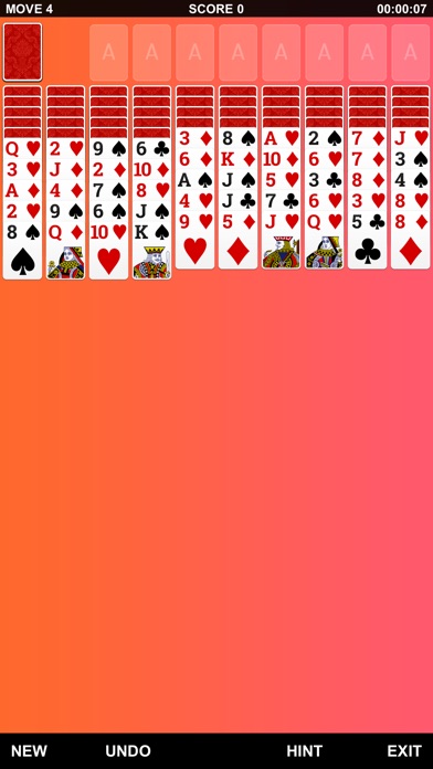 Spider Solitaire ‒ Card Game screenshot 2