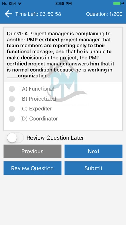 PMP Exam Simulator. screenshot-4