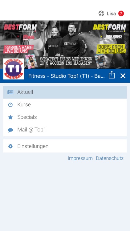 Fitness - Studio Top1 (T1)