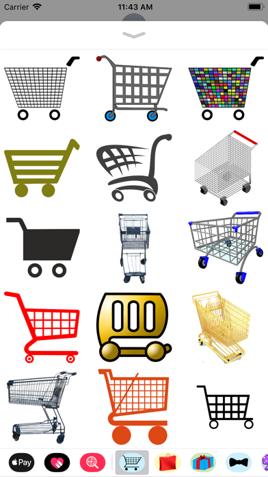 Shopping Cart Stickers screenshot 3