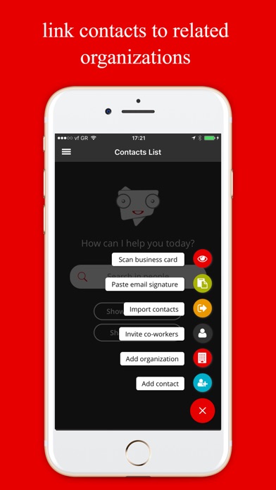 Vodafone Contacts List screenshot 2