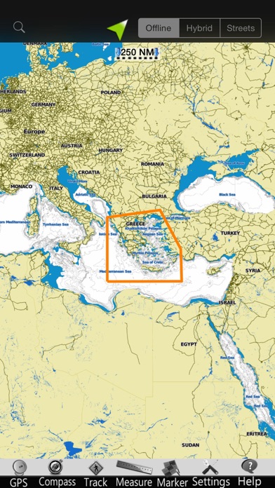 Greece GPS Nautical charts Screenshot 5