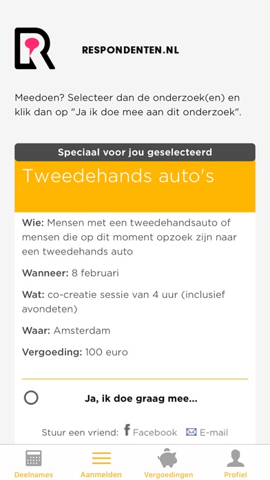 Respondenten.nl screenshot 3