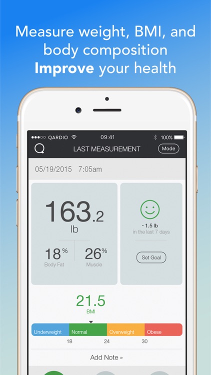 Qardio Blood Pressure, Weight and ECG/EKG Tracker
