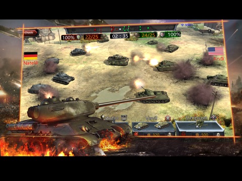 WarSoul Tanks of WWII RTS Online Game screenshot 3
