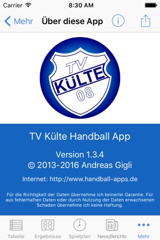 TV Külte Handball screenshot 4