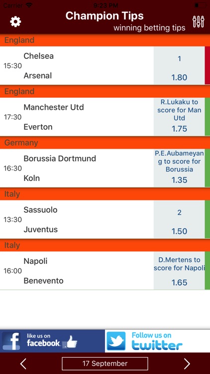 Champion Betting Tips screenshot-4