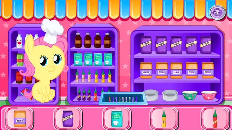 My birthday pony little cake