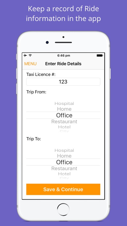 SE Taxi Driver App