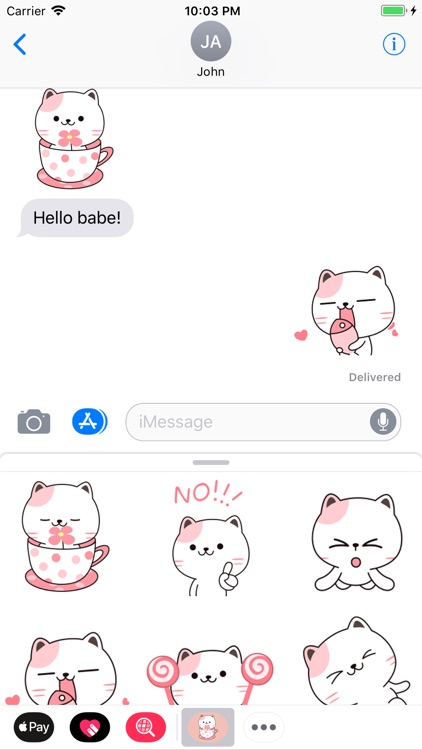 Baby Cat Animated Stickers