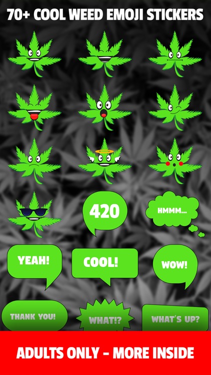 HighEmoji - WEED Stoner Emoji Stickers App