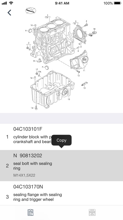 Car parts for Seat diagrams