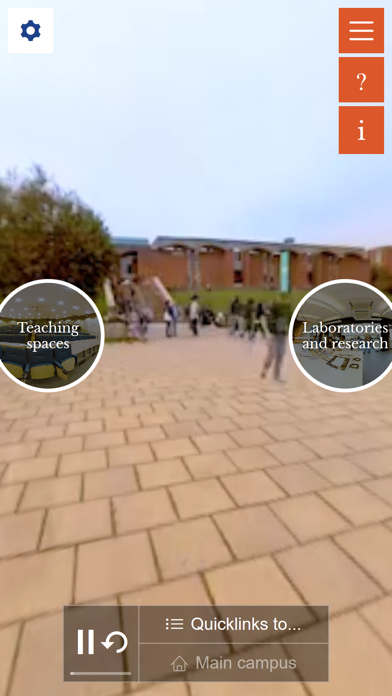 University of Sussex VR tour screenshot 2
