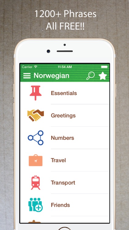 Learn Norwegian Phrasebook Pro