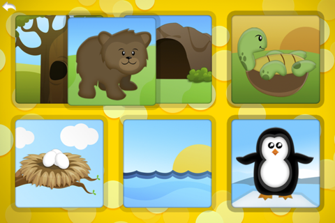 Animals Babies & Homes Puzzles screenshot 3