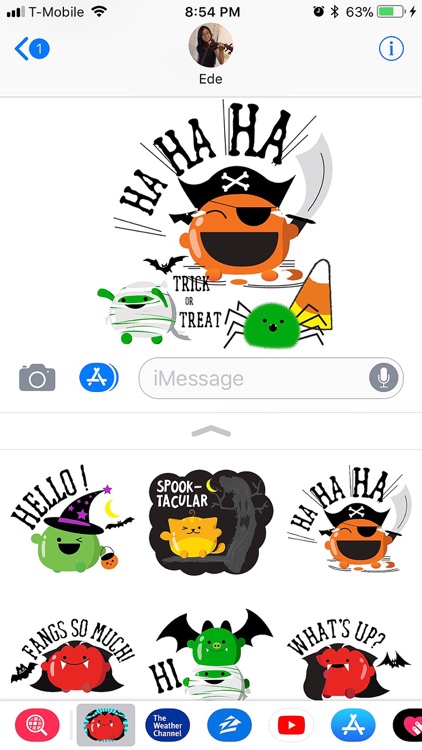 Mochi Halloween Stickers screenshot-3