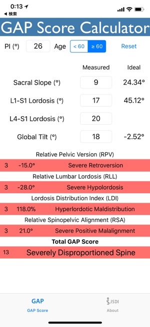 GAP Score Calculator(圖3)-速報App