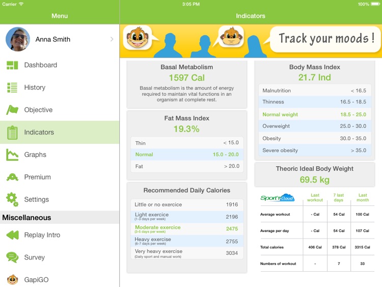 FollowWeightHD – Take the control over your weight screenshot-4