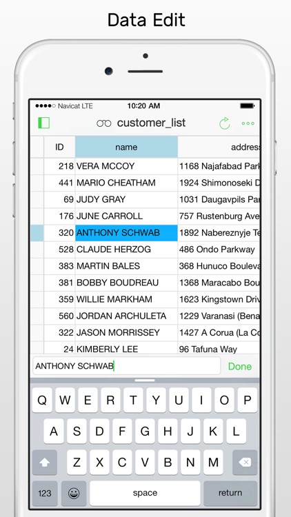 Navicat for MySQL - mobile database management GUI