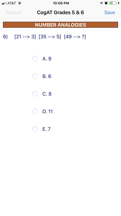 CogAT Grades 5 & 6