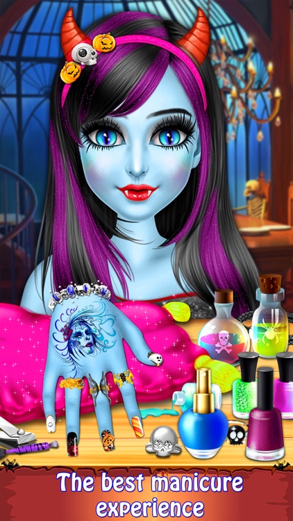 Halloween Princess Nail Art screenshot-3