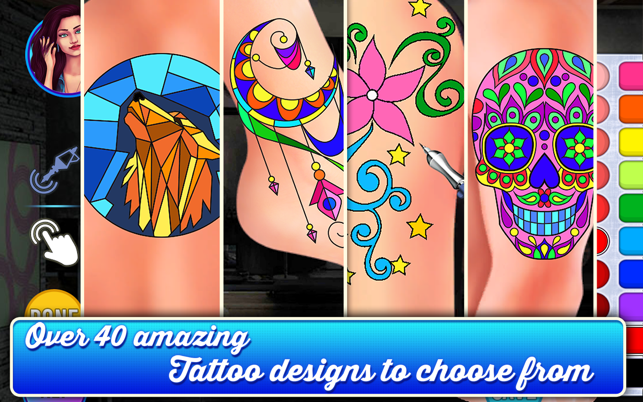 Tattoo Design Studio: Fun Game(圖2)-速報App