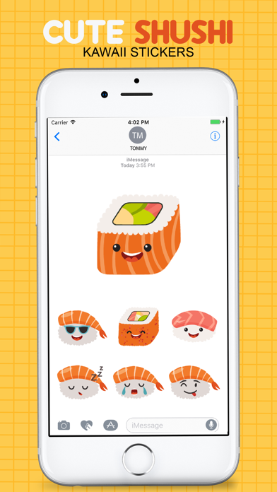 Sushi Kawaii Stickers screenshot 2
